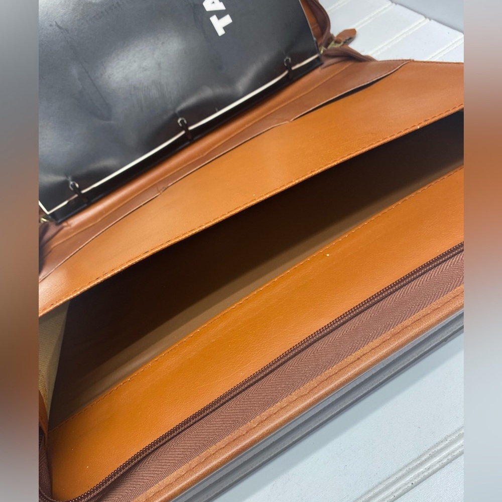 Dooney & Bourke Black Pebbled Leather Portfolio Briefcase - Picture 9 of 17